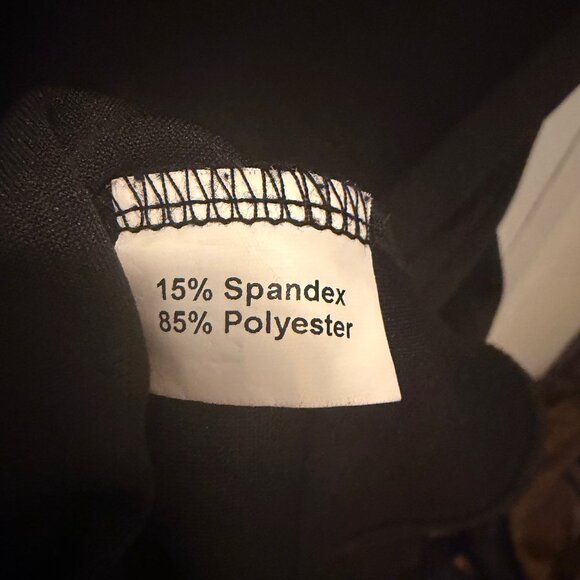 Rephyllis Women’s Black Ruched Side Button Dress Size 2XL – Stretch Knit - Picture 6 of 6